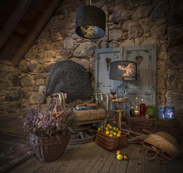 The Barn Owl Lampshade