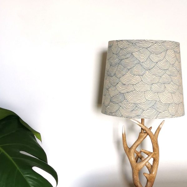 Blue Scale Lampshade